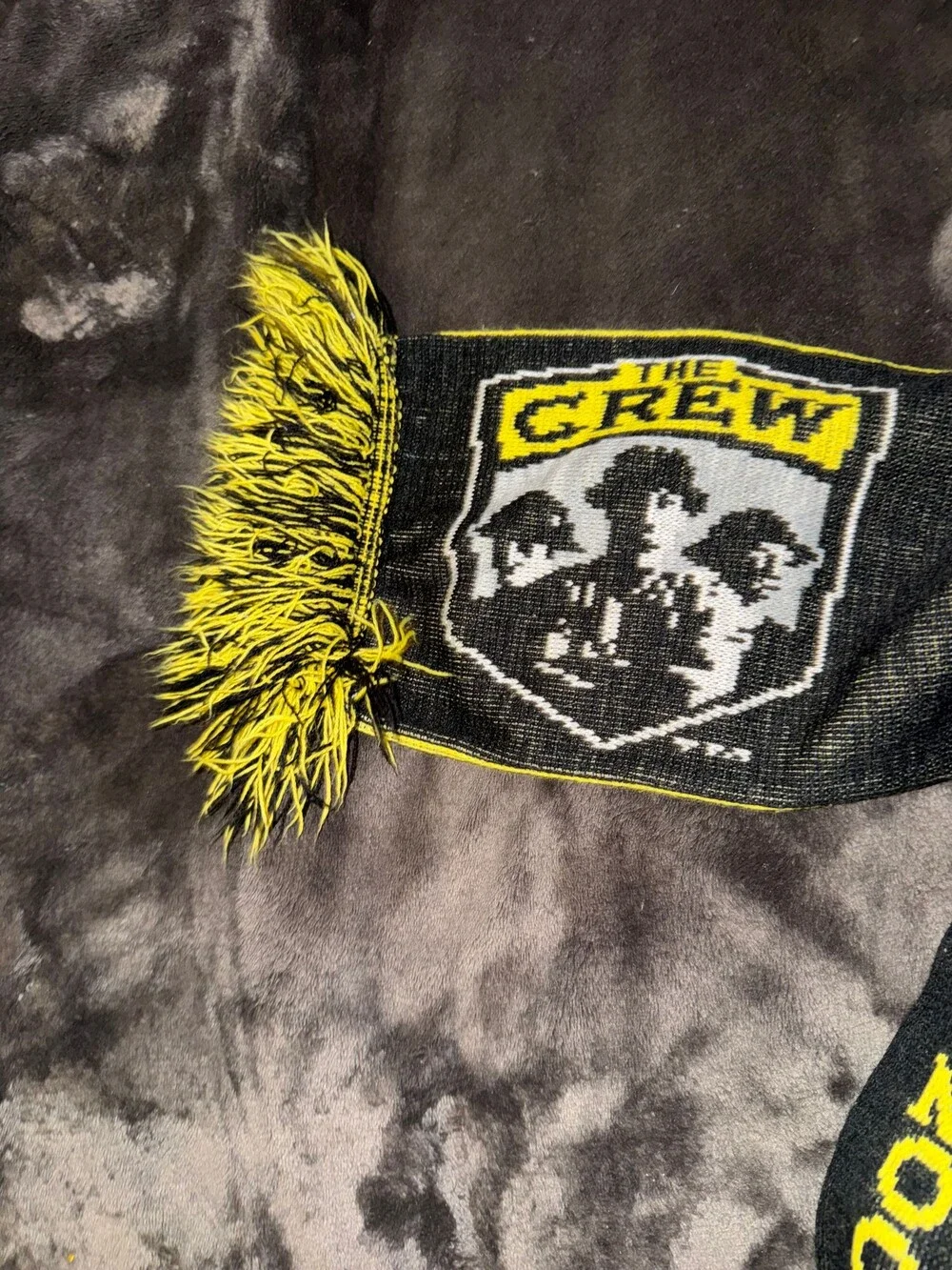 Columbus Crew MLS Cup 2010 Scarf Yellow Black Acrylic Soccer Fan